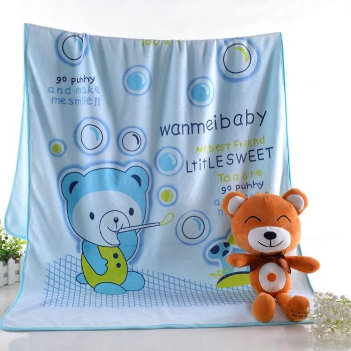 Handuk Anak Bayi Microfiber/Handuk Mandi Anak Bayi - Handuk Mandi Bayi 60X100cm Handuk Bayi Microfiber Lembut Murah Berdaya Serap Tinggi Motif