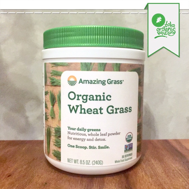 

Organic Wheat Grass 240gr - Amazing Grass