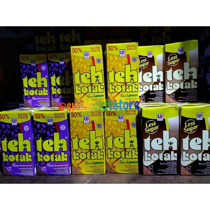 

Teh Kotak Extra Isii 200ml + 100ml