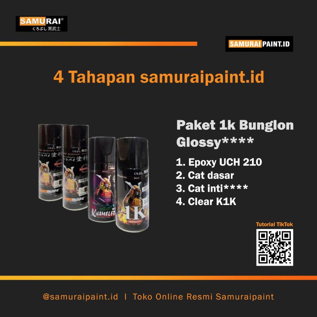 Paket Hemat 1K Bunglon Glossy**** , Samuraipaint, Cat Aerosol