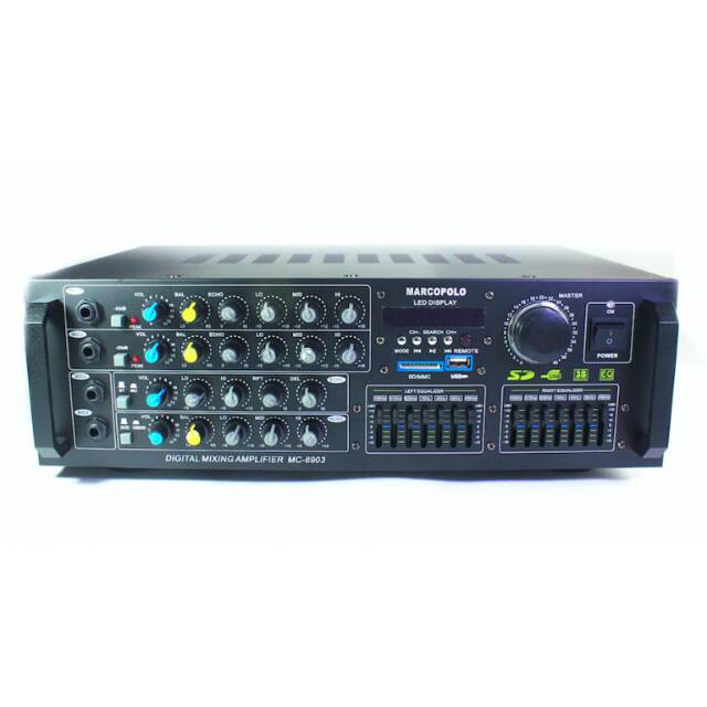 Amplifier profesional karaoke mixing + Bluetooth MARCOPOLO MC-8903