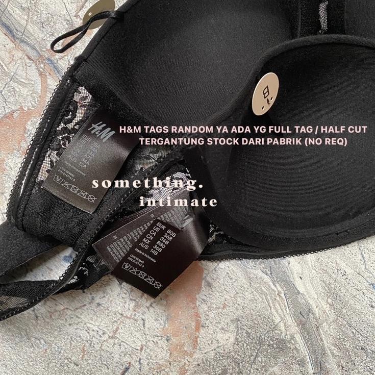 Terjangkau - H&M JAMIE Cotton Strapless Pushup Bra Kemben Push Up Bh Bandeau Jastip Hm Beha Katun 34