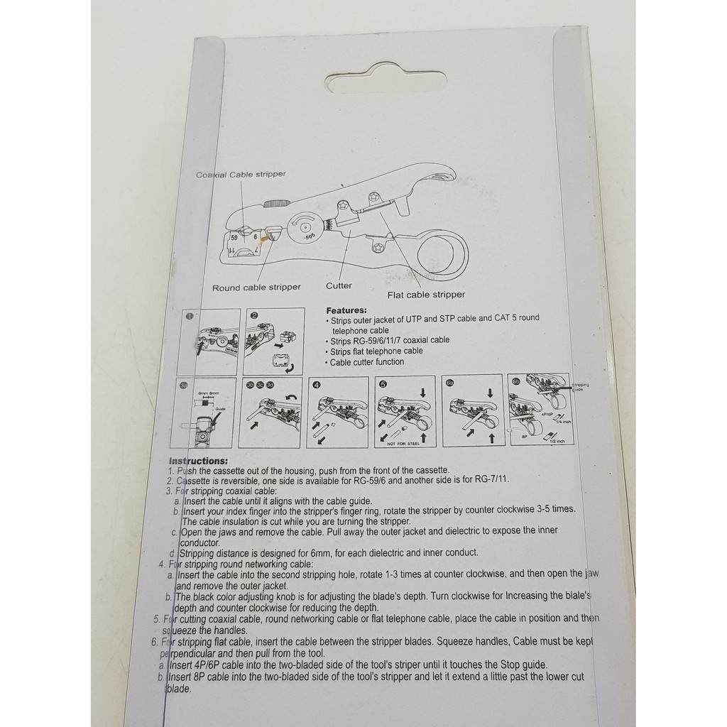 Alat Kupas Kabel - Cable Stripper 2 Blade 3 in1