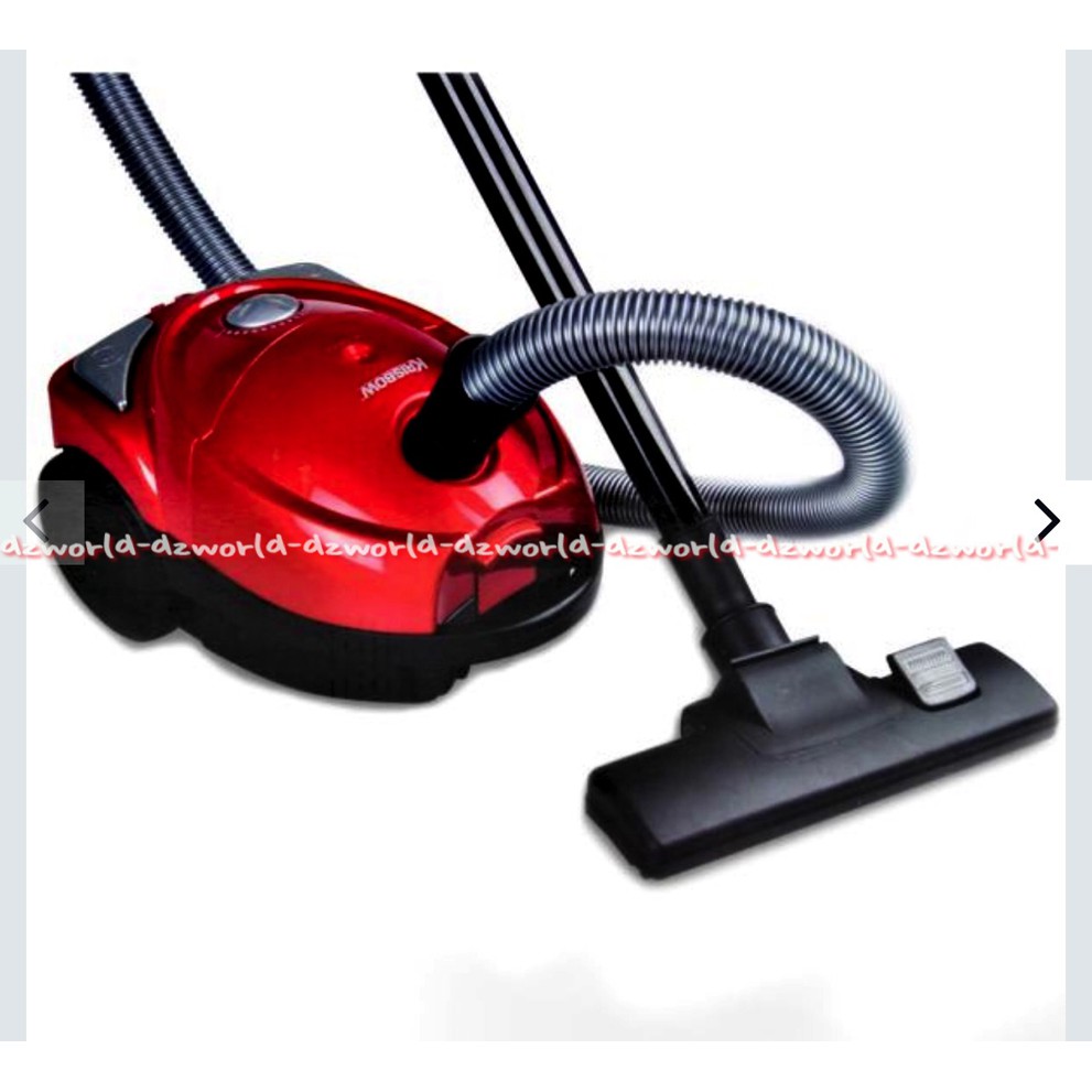 Krisbow Vacum Cleaner Alat Penghisap Debu Dan Kotoran Kering Baik Dilantai karpet Vacuum Hisap Debu Merah Red