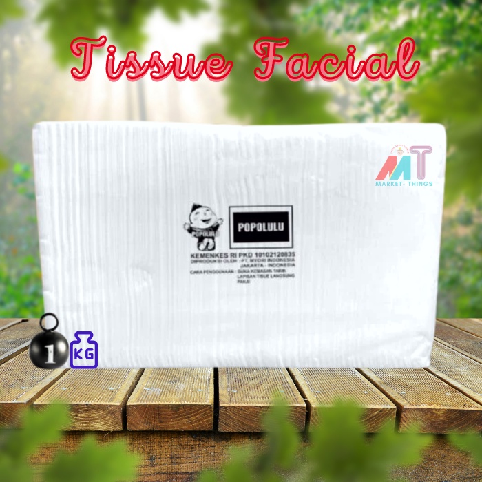 Tissue Facial - POPOLULU | 2Ply | 1Kg