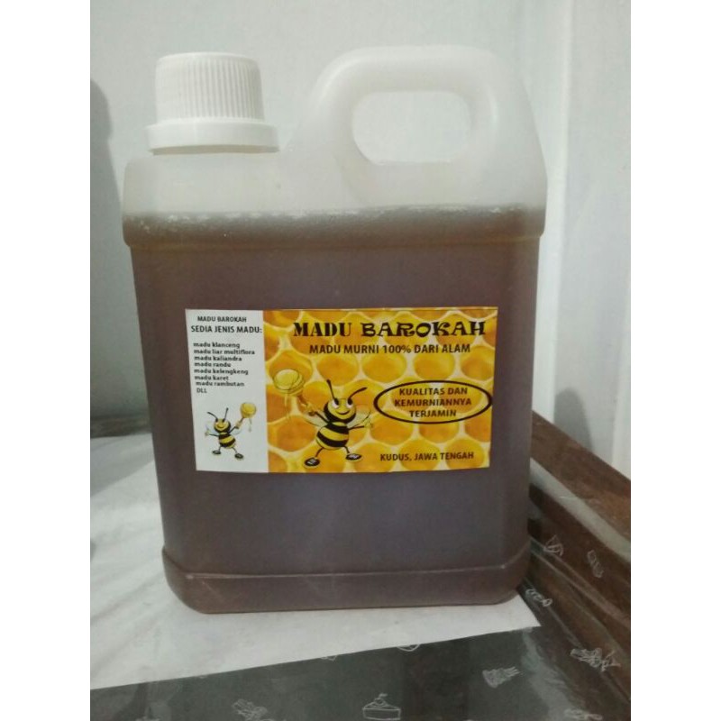 

madu murni barokah multiflora 1liter