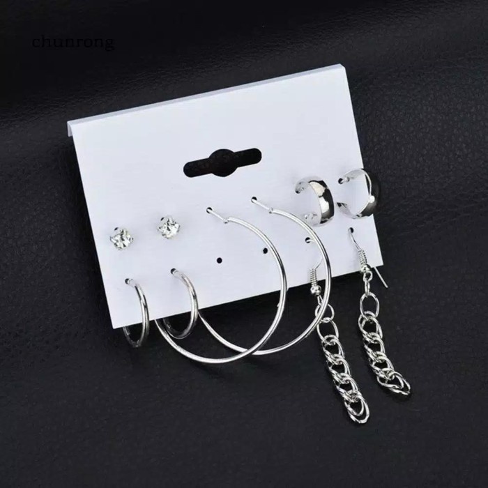 Anting Wanita Set Isi 5 Pasang CHU887