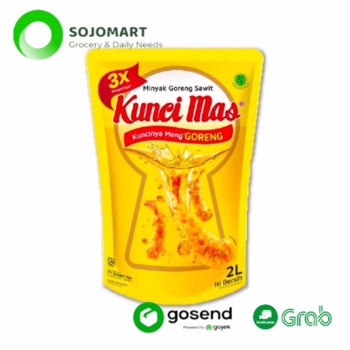 kunci mas minyak goreng 2 ltr