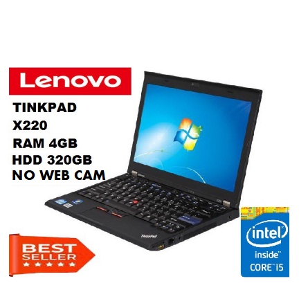 Promo Super Murah Laptop Lenovo ThinkPad X220 / X230 / X240 / E47 / E49 / RAM 4GB  HDD 320-500GB