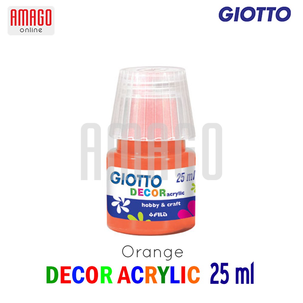 GIOTTO DECOR ACRYLIC - 25 ml - ORANGE - 538105