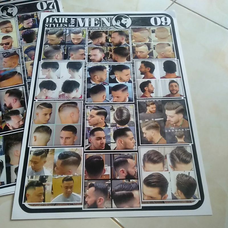 poster potong rambut barbershop