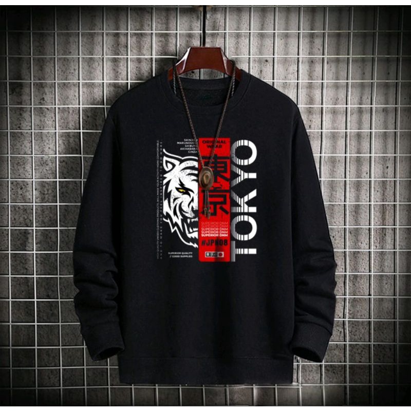 SWEATER CREWNECK TOKYO PRIA WANITA