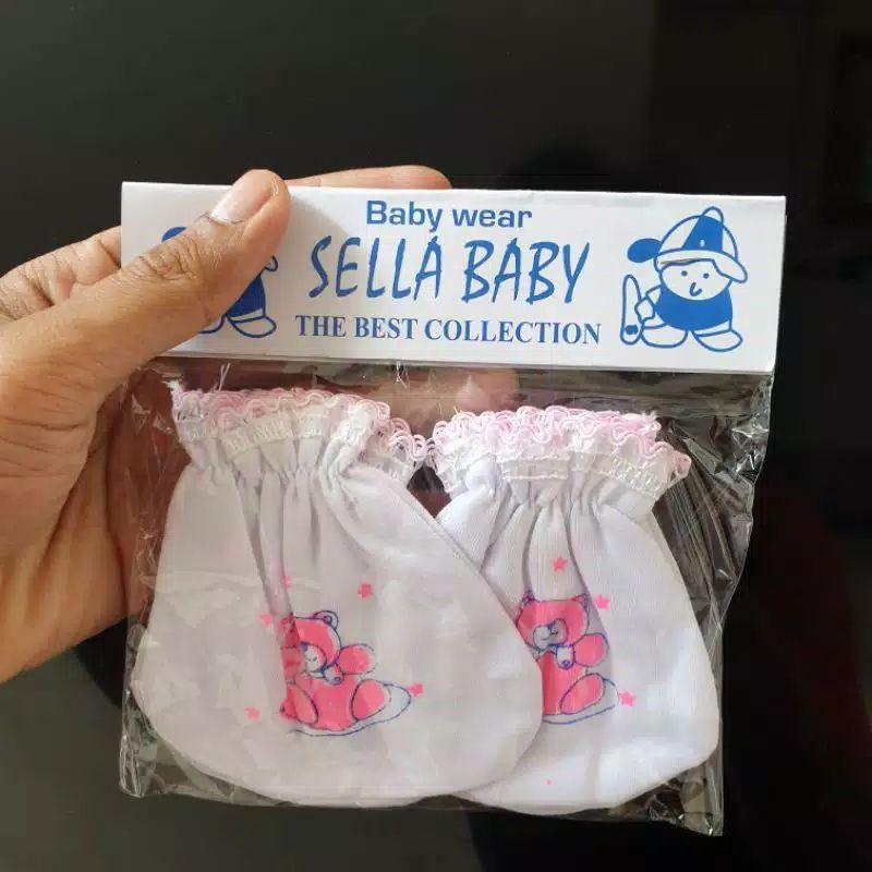 Sarung tangan dan sarung kaki baby new born