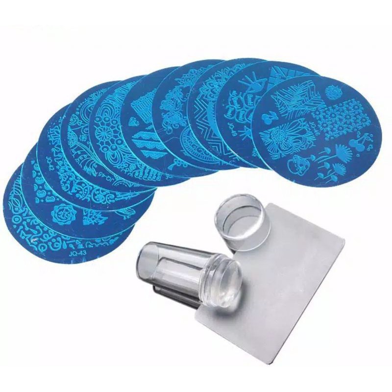 

SET STAMPING PALETE, SCRAPER & 10PC PALET STEELS