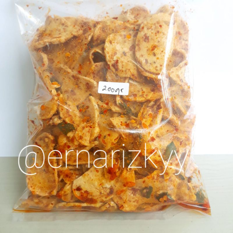 

KRIPIK BASRENG PEDAS DAUN JERUK 200gr