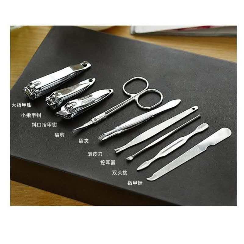 Manicure Pedicure Set Isi 9 Pcs Gunting Kuku 1 Set In 9