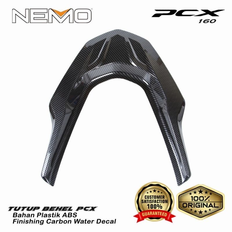 Tutup cover Behel Carbon Honda PCX 160 NEW original NEMO