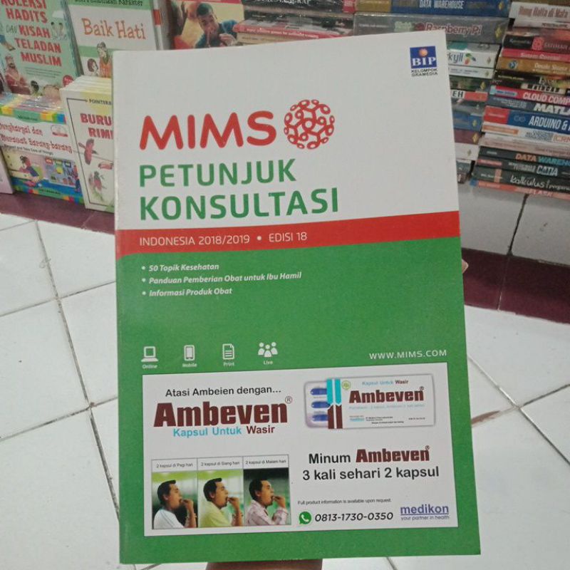 MIMS Petunjuk Konsultasi Indonesia 2018/2019 edisi 18