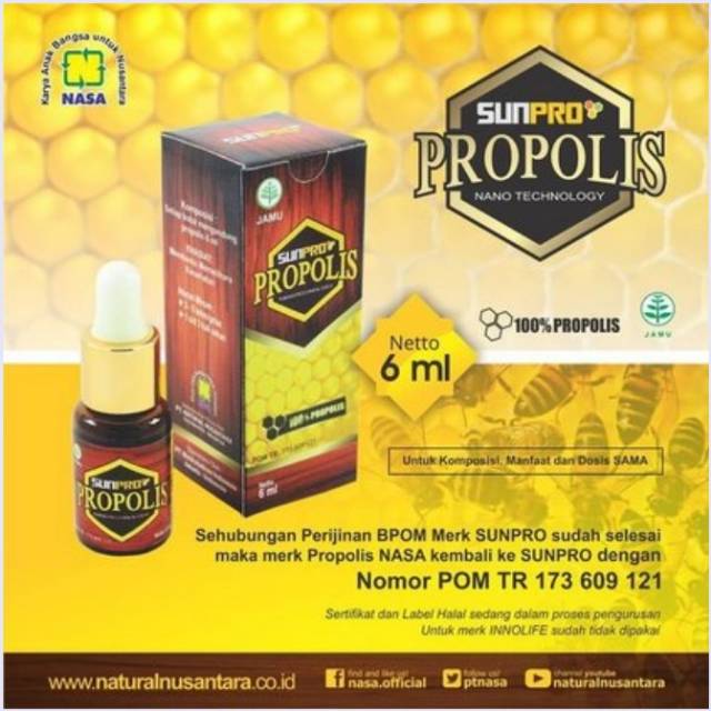 SUNPRO ( Nano propolis ) serba guna
