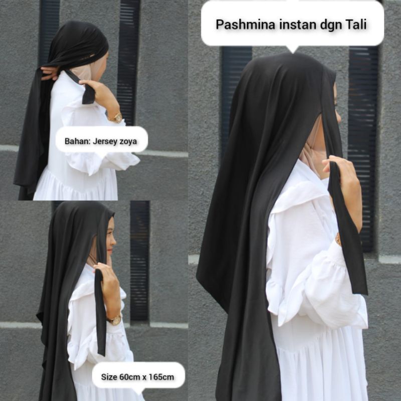 pashmina instan Tali malaysia Hijab pashmina Tali Instan pashmina melayu