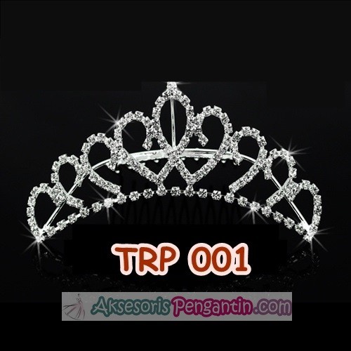 [PRODUK TERLARIS] AKSESORIS PENGANTIN SIRKAM RAMBUT TIARA WEDDING TRP001