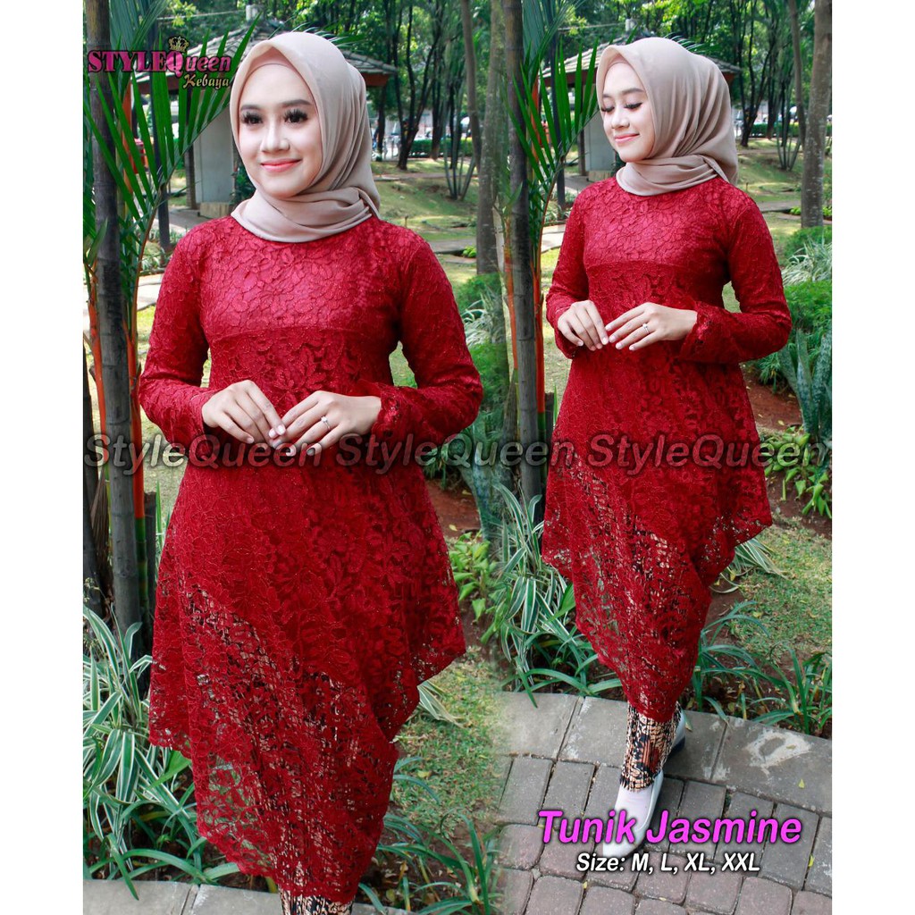 LIZ&gt; Pakaian wanita / SET kebaya jasmine / BAJU kebaya modern / pakaian pesta / baju wanita kekinian