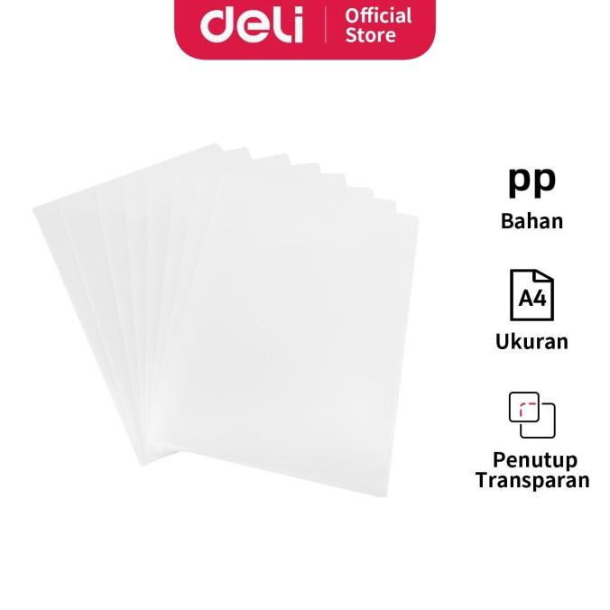 

READY COD Deli E5707 Map L A4 Clear Holder / Display Book (Asst.) 100 Pcs PROMOKode 2151