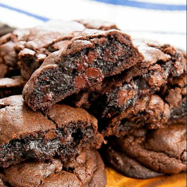 

Soft Dark Chocolate Cookies