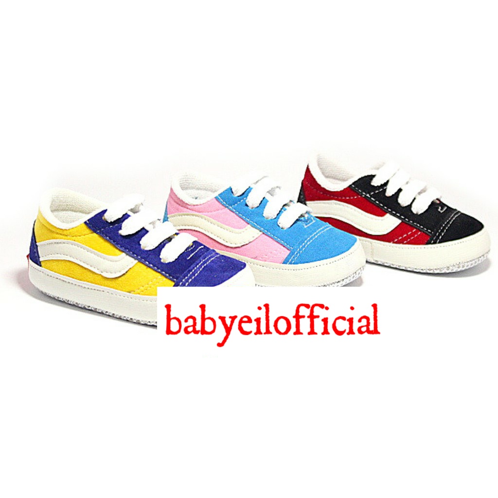 Sepatu prewalker vaanns combination sepatu bayi baby shoes