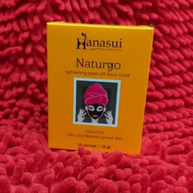 MASKER WAJAH HANASUI NATURGO BPOM HARGA 1 BOX