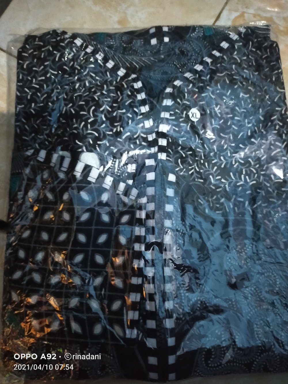 Couple Batik Tunik Modern Seragam Kerja Kantor Lengan Panjang