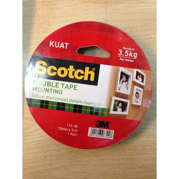 

Unik Double Tape 3M Scotch Permanent Mounting Tape 12 mm X 3 m Terlaris