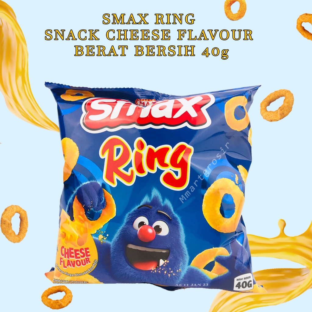 SNACK SMAX RING CHEESE FLAVOUR 40g