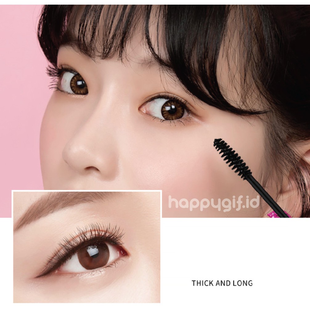 LAMEILA Mascara 3D Keriting Tebal Tiga Warna Maskara LA017 LA018 LA019