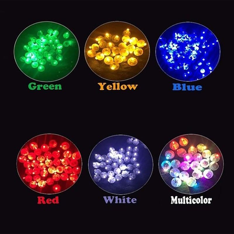 Mary 10pcs Lampu LED Mini Lampu Untuk Dekorasi Pesta Ulang Tahun Lentera Balon