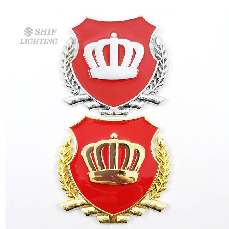 1pc Stiker Emblem Logo VIP Bahan Metal Untuk Dekorasi Mobil / Motor