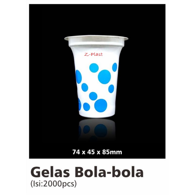 Jual Gelas Plastik Bola Gelas Plastik Polkadot Cup 200ml Isi 50pcs Shopee Indonesia 0171