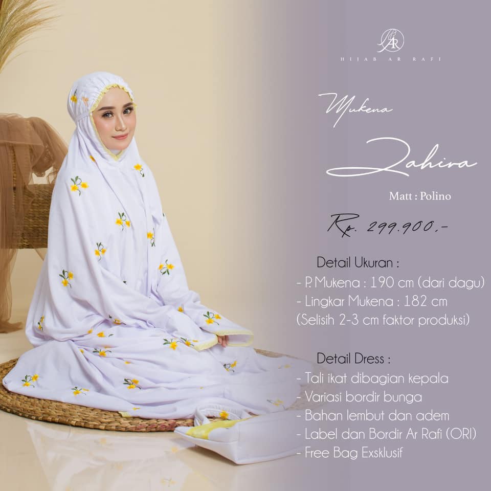 Mukena Zahira Terusan ORI ARRAFI