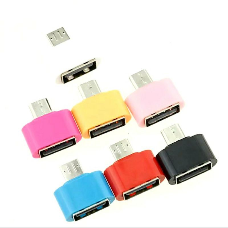 OTG MINI V8 PERSEGI Micro USB Port Konektor Non Kabel MURAH (USB Female to Micro USB Male)