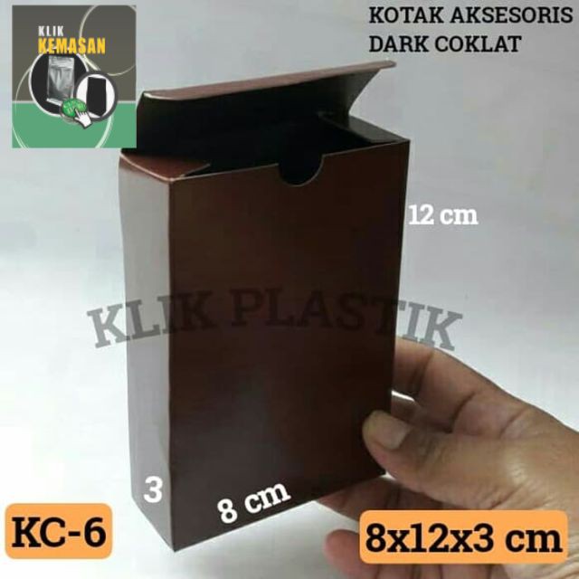 

KOTAK AKSESORIS COKLAT / TEMPAT SOUVENIR / PILLOW BOX / BUNGKUS KADO