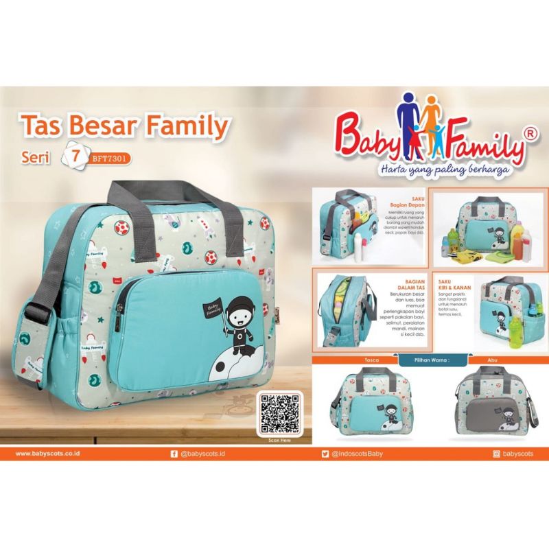 Baby Family Tas Besar Seri 7 BFT7301 - Tas Perlengkapan Bayi