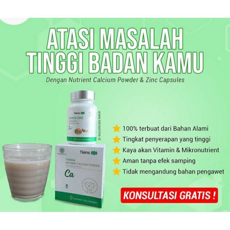 NCP Calsium dan Zinc Capsules Lactate