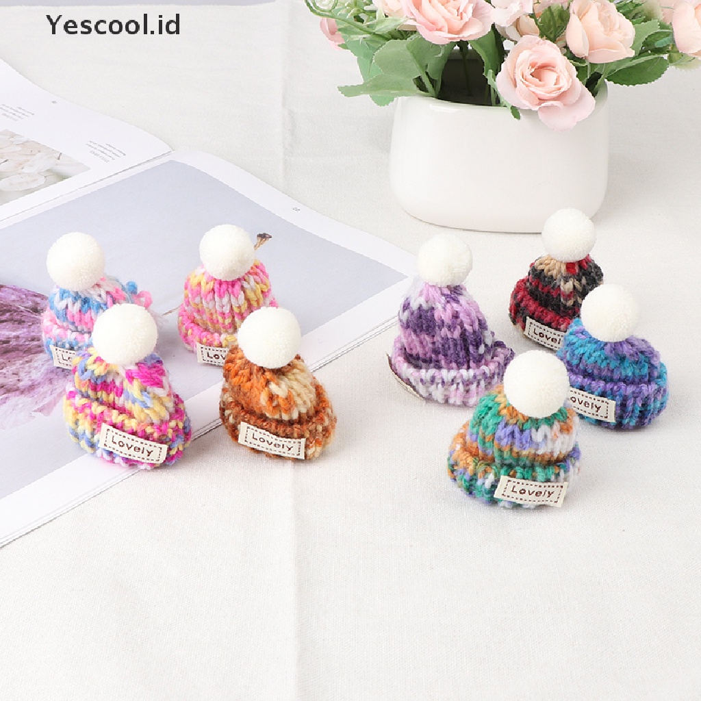 (Yescool) Mainan Miniatur Topi Skala 1: 6 1: 12 Untuk Dekorasi Rumah Boneka