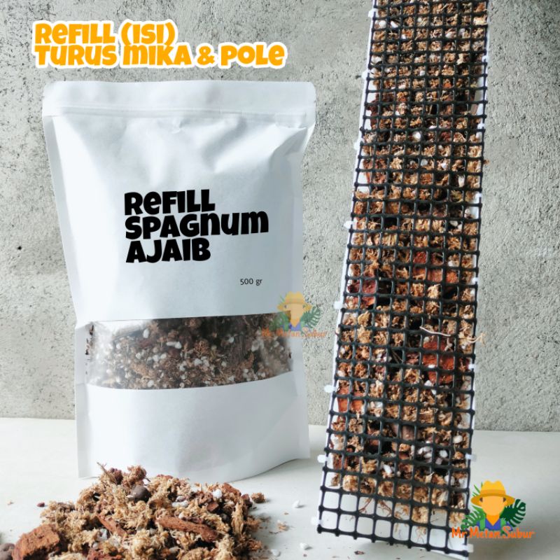 Refill turus mika ( isian saja ) untuk turus mika & pole PREMIUM