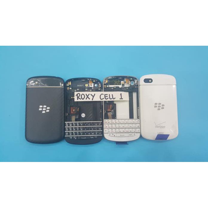 CHASING BB BLACKBERRY Q10 HOUSING CASING KESING FULLSET / KEYPAD PLUS FLEXIBLE KODE SERI 702 BACA.3