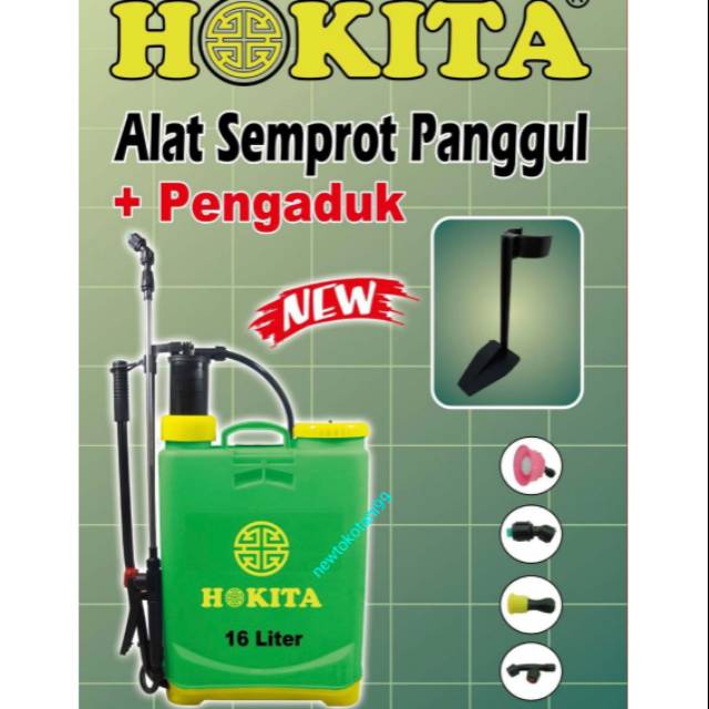 Sprayer manual 16 liter HOKITA harga ekonomis alat semprot hama tangki semprot desinfektan