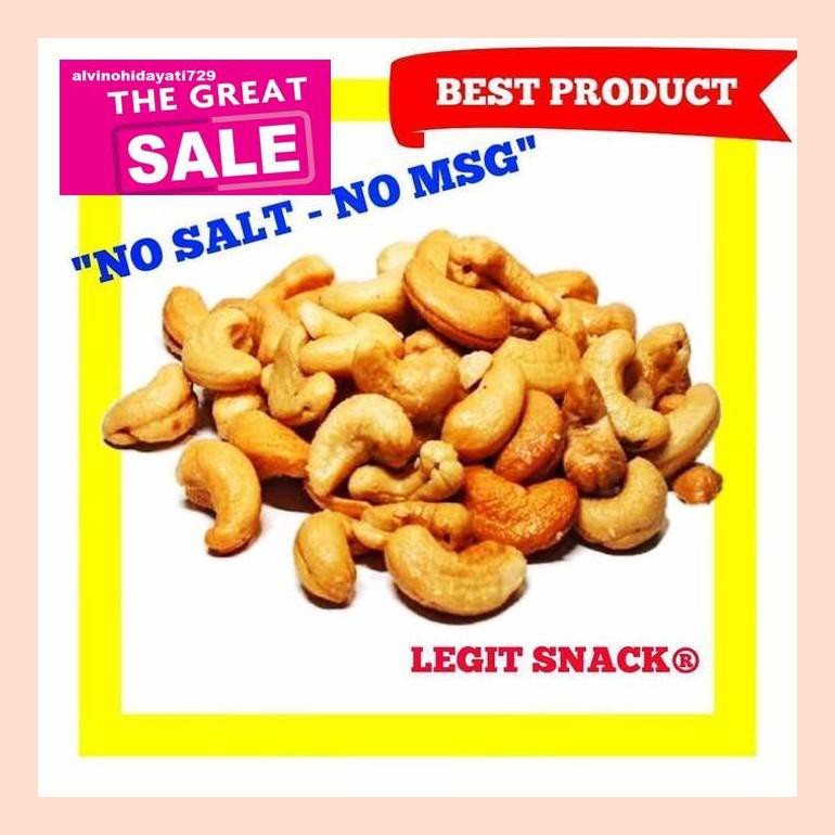 

S50Mra Kacang Mede Original Oven / Kacang Mete Panggang Roasted Plain 500 Gr Ret05Vh