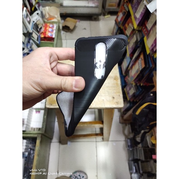 NOKIA 5.1 PLUS / 5.1+ softcase silikon karet hitam mantul murah meriah