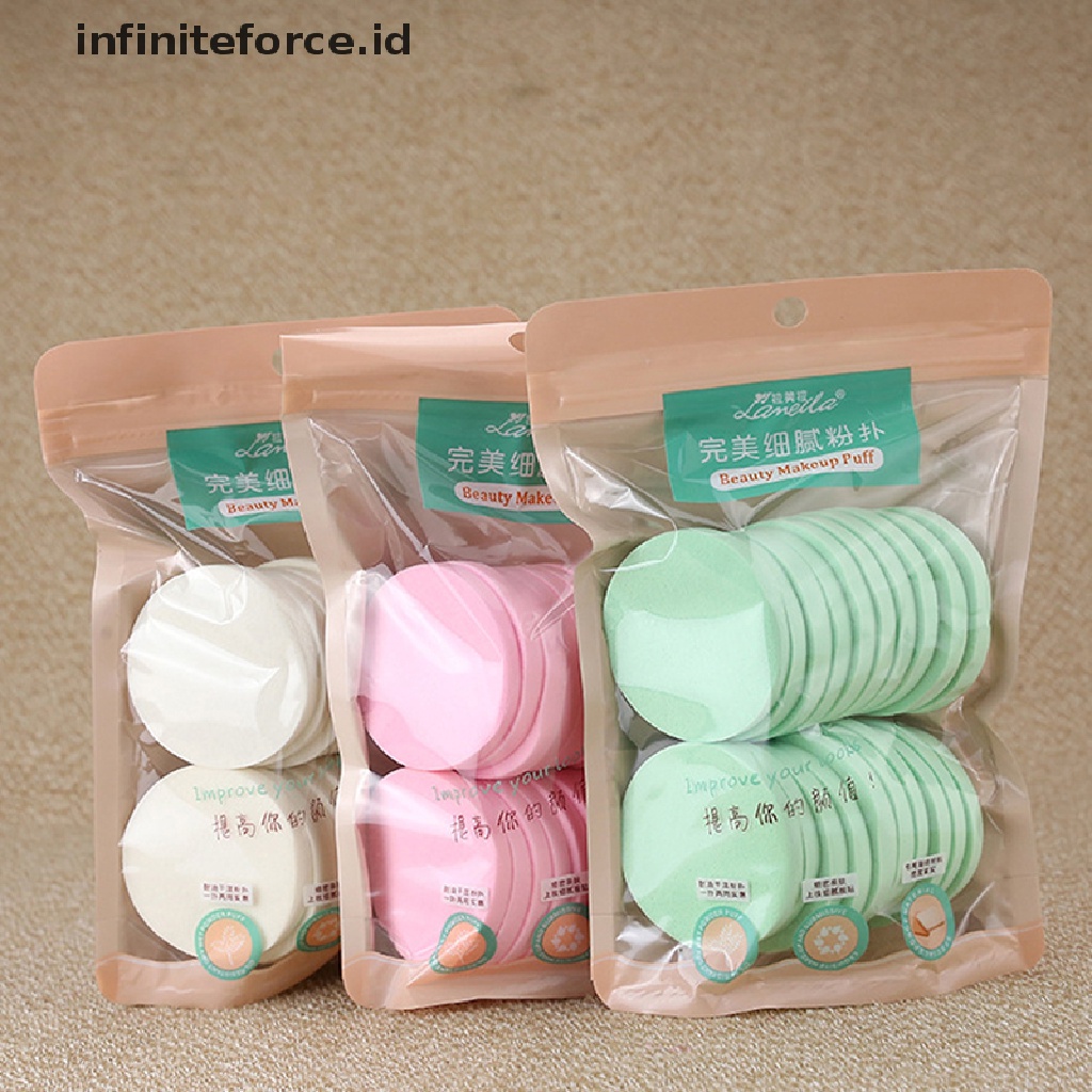 20 Pcs Spons Pembersih Wajah Natural Lembut
