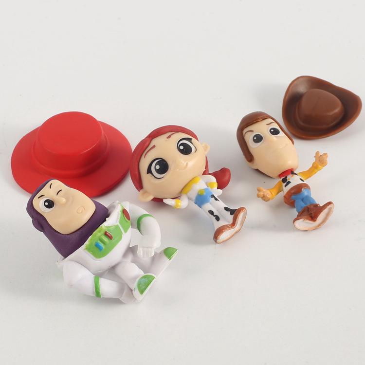 17 PCS Toy Story 4 Mainan Dekorasi Woody Buzz Kartun Karakter Desktop